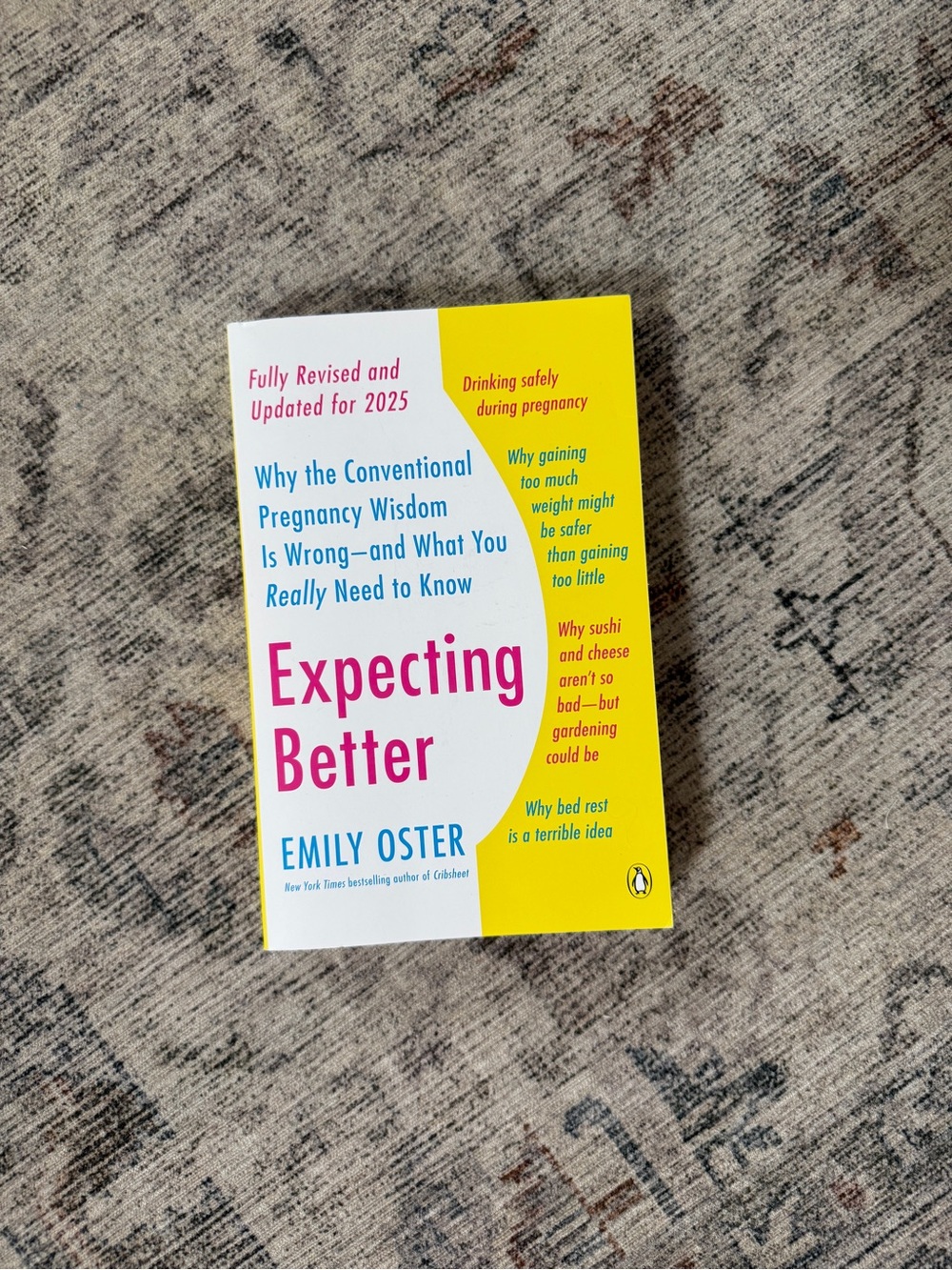 New! Expecting better pregnancy book
